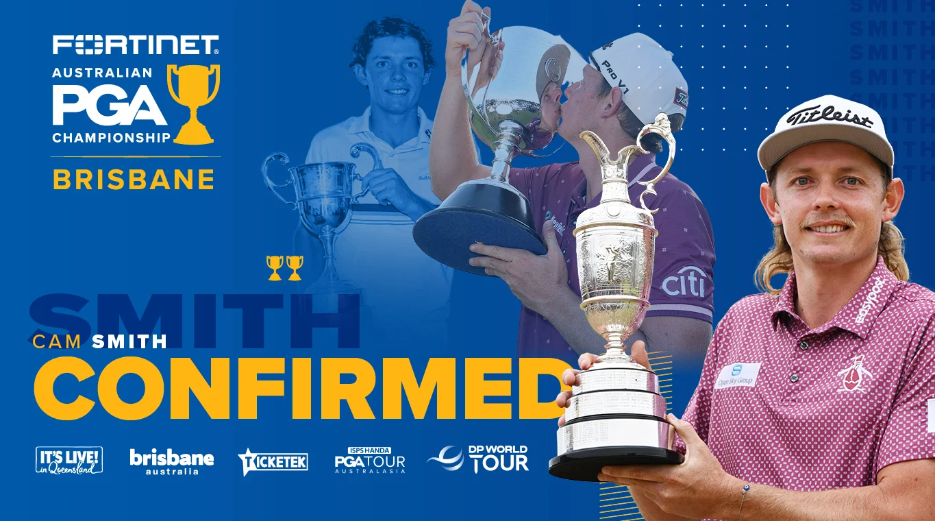 Cameron Smith to make emotional return to Fortinet Australian PGA Championship 2023 Fortinet Australian PGA Championship Royal Queensland Golf Club Brisbane